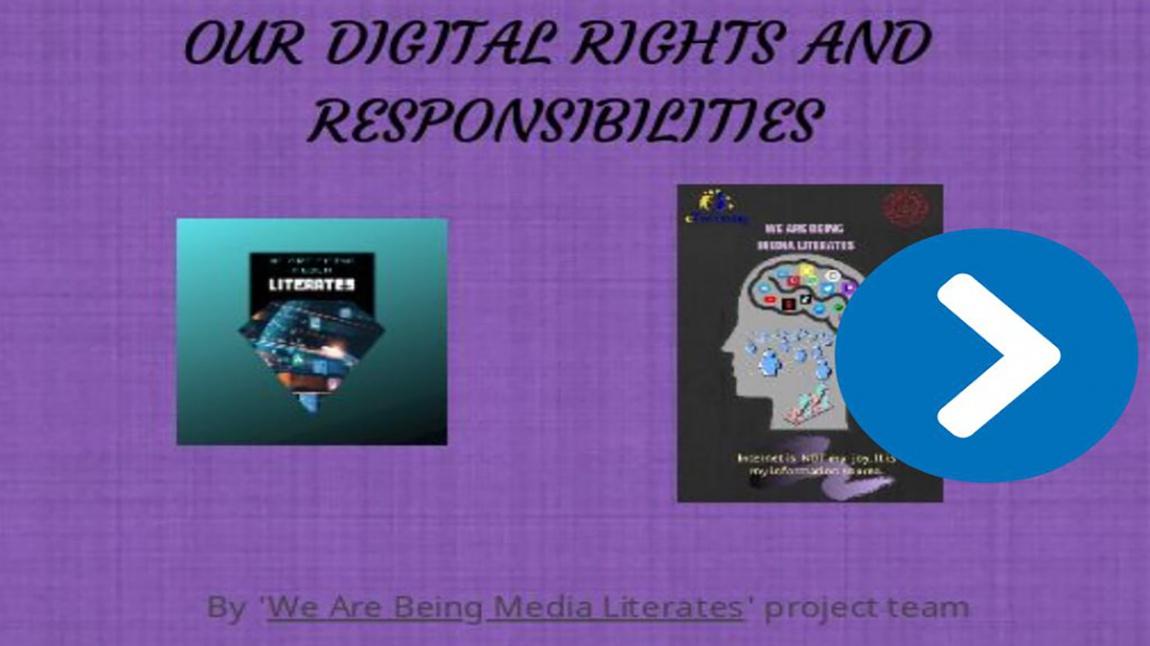 '' We Are Being Media Literates'' (Medya Okur Yazarı Oluyoruz) isimli eTwinning  projesinde öğrencilerimiz medyanın doğru kullanımını öğreniyor